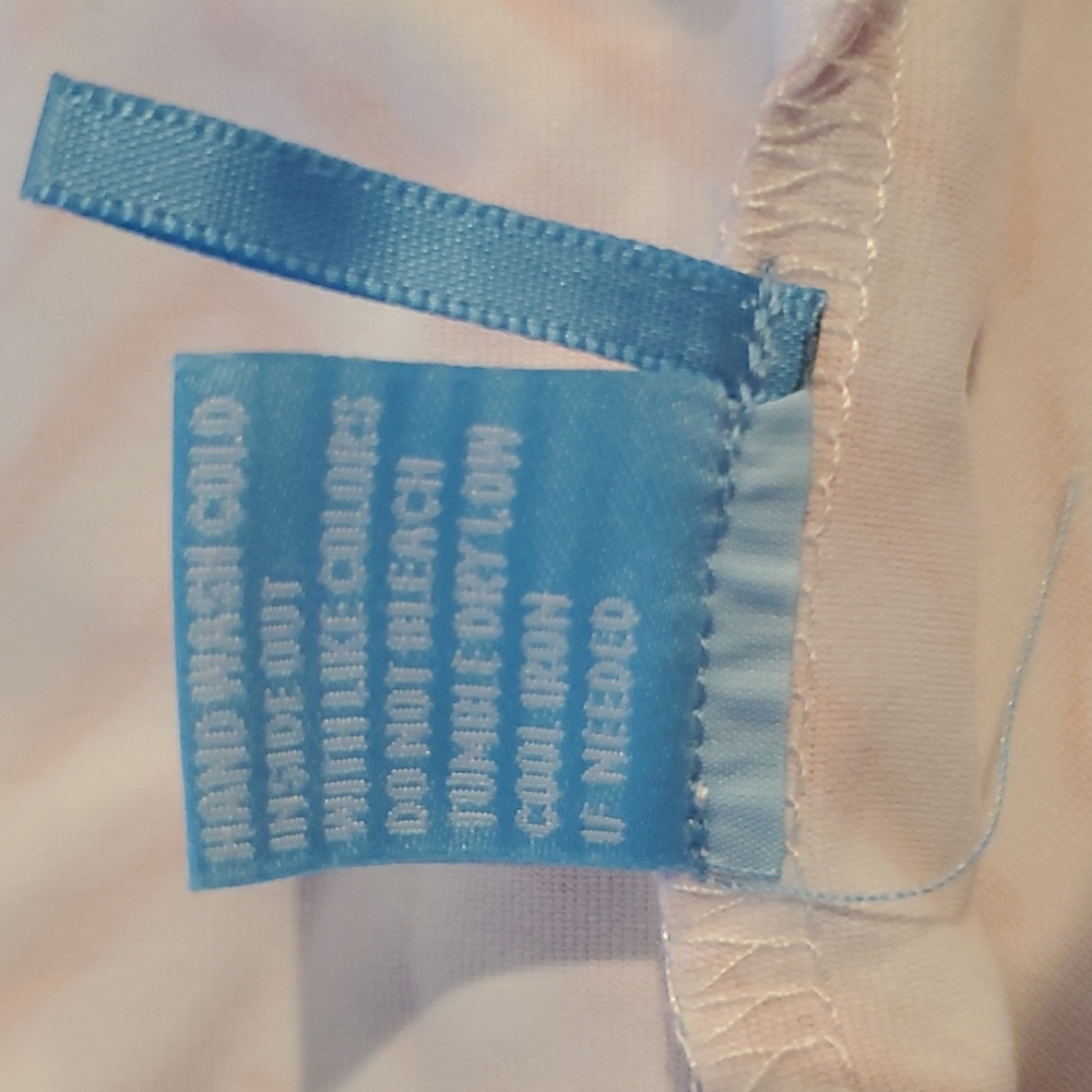 J. McLaughlin skirt athletic orange white women size L - Picture 7 of 7